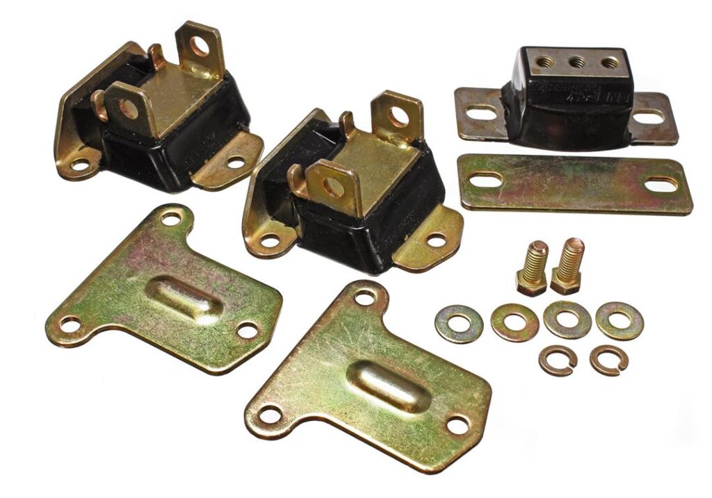 Energy Suspension Motor And Trans Mount Set Black for 1970-1973 Chevrolet Monte Carlo 3.1122G