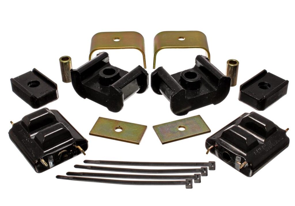 Energy Suspension Motor And Trans Mount Set Black for 1977-1981 Chevrolet K10 Suburban 3.1124G