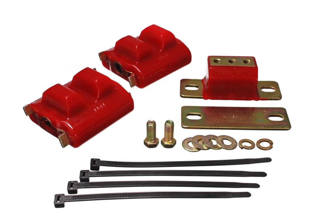 Energy Suspension Motor And Trans Mount Set Red for 1975-1986 Chevrolet C10 3.1130R