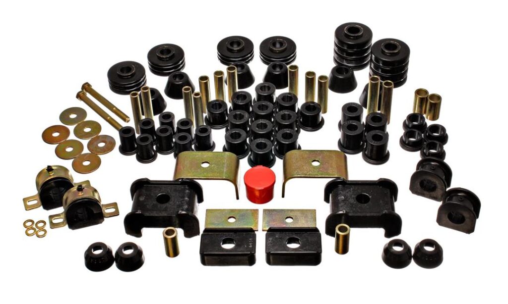 Energy Suspension Suspension Bushing Kit Black for 1973-1974 GMC K25/K2500 Pickup 3.18104G