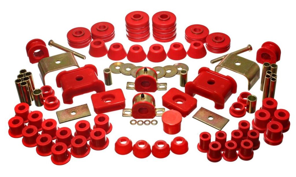 Energy Suspension Suspension Bushing Kit Red for 1973-1974 Chevrolet K10 Pickup 3.18105R