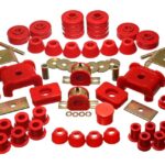 Energy Suspension Suspension Bushing Kit Red for 1973-1974 Chevrolet K10 Pickup 3.18105R