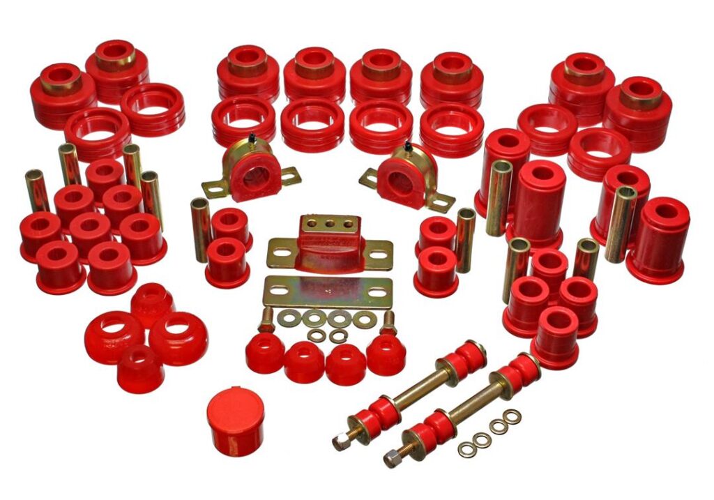 Energy Suspension Suspension Bushing Kit Red for 1988-1991 GMC R3500 3.18107R