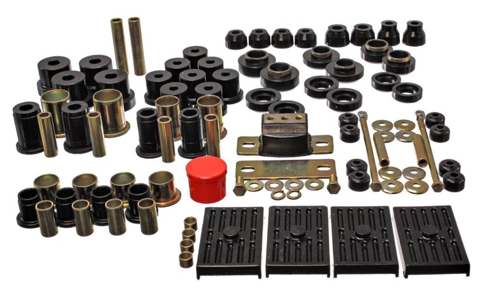 Energy Suspension Suspension Bushing Kit Black for 1968-1968 Chevrolet Chevy II 3.18118G