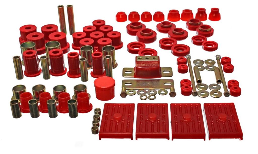 Energy Suspension Suspension Bushing Kit Red for 1968-1968 Chevrolet Chevy II 3.18118R