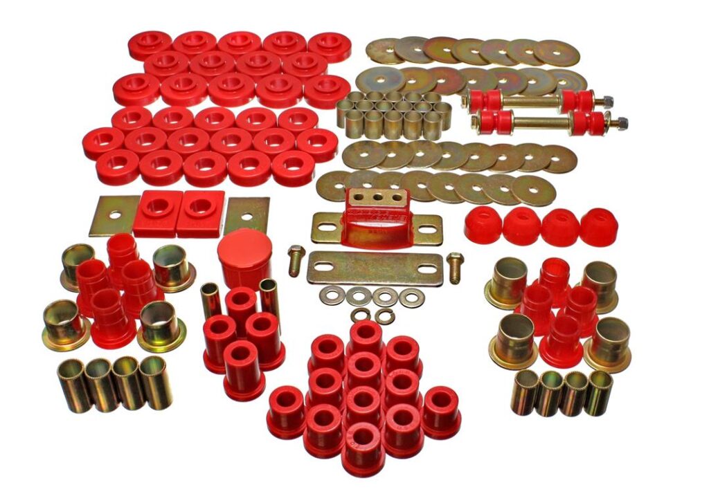 Energy Suspension Suspension Bushing Kit Red for 1955-1957 Chevrolet Bel Air 3.18121R