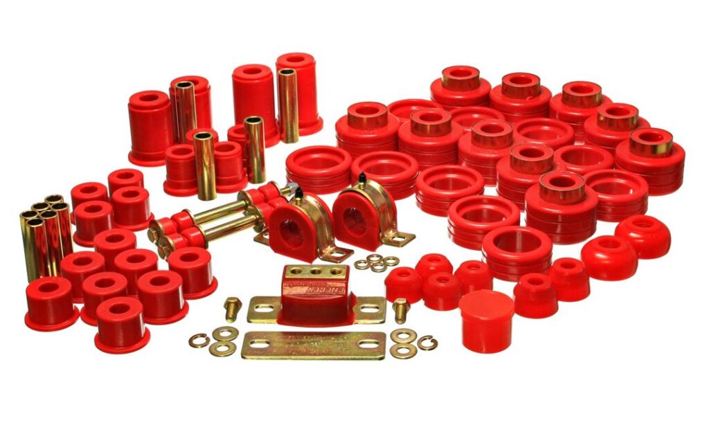 Energy Suspension Suspension Bushing Kit Red for 1995-1999 Chevrolet Tahoe 2WD 3.18124R