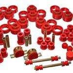 Energy Suspension Suspension Bushing Kit Red for 1995-1997 GMC Yukon 4WD 3.18125R