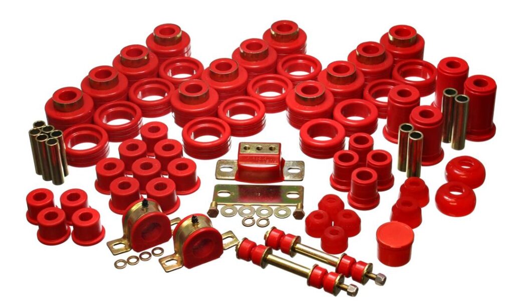 Energy Suspension Suspension Bushing Kit Red for 1992-1999 Chevrolet C1500 Suburban 3.18126R