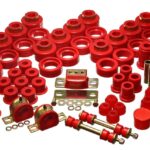 Energy Suspension Suspension Bushing Kit Red for 1992-1999 Chevrolet C1500 Suburban 3.18126R