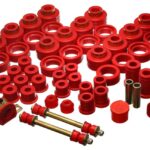 Energy Suspension Suspension Bushing Kit Red for 1992-1997 Chevrolet K2500 Suburban 3.18127R