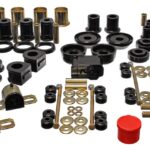 Energy Suspension Suspension Bushing Kit Black for 1993-2002 Pontiac Firebird 3.18130G