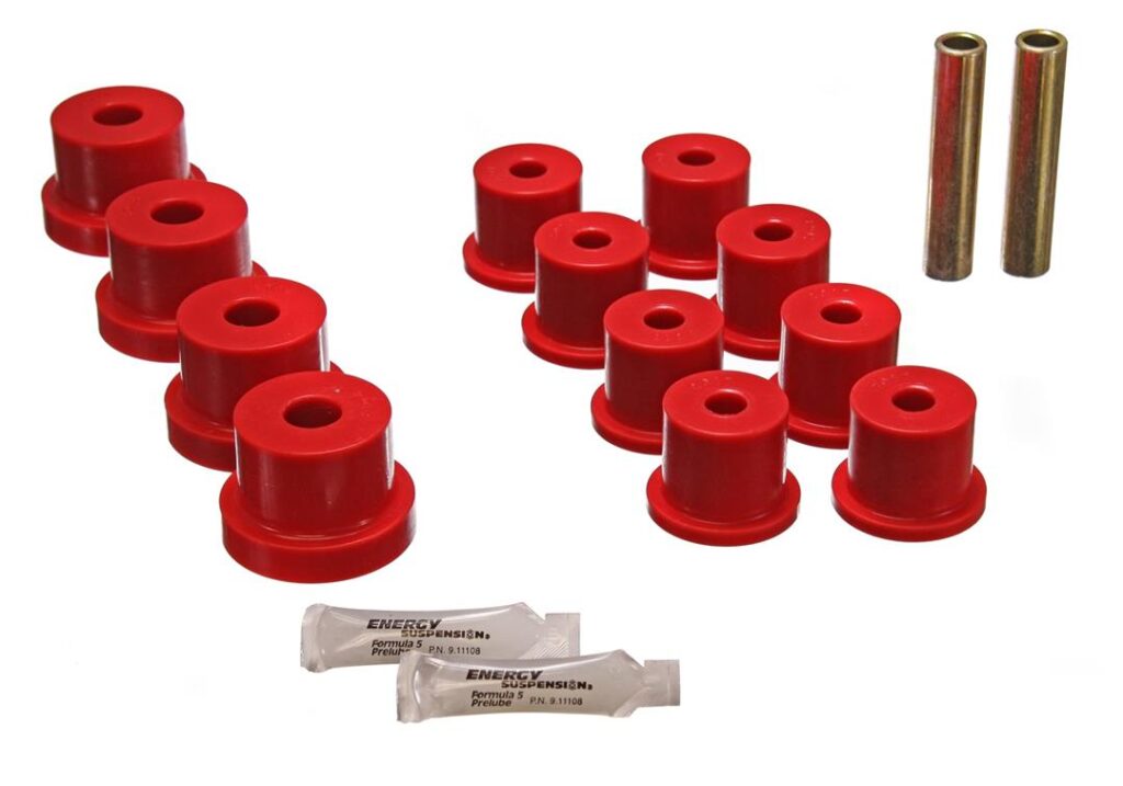 Energy Suspension Rear Leaf Spring Bushing Red for 1967-1969 Pontiac Firebird 3.2101R