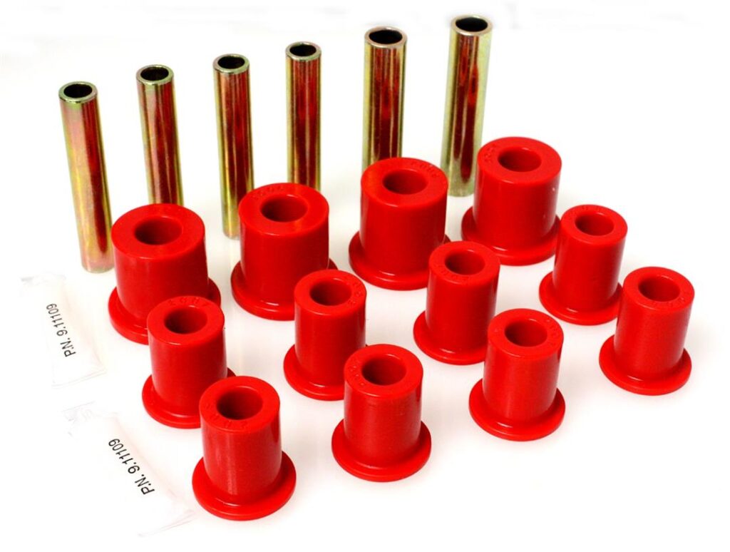 Energy Suspension Front Leaf Spring Bushing Red for 1971-1974 Chevrolet K10 Pickup 3.2105R