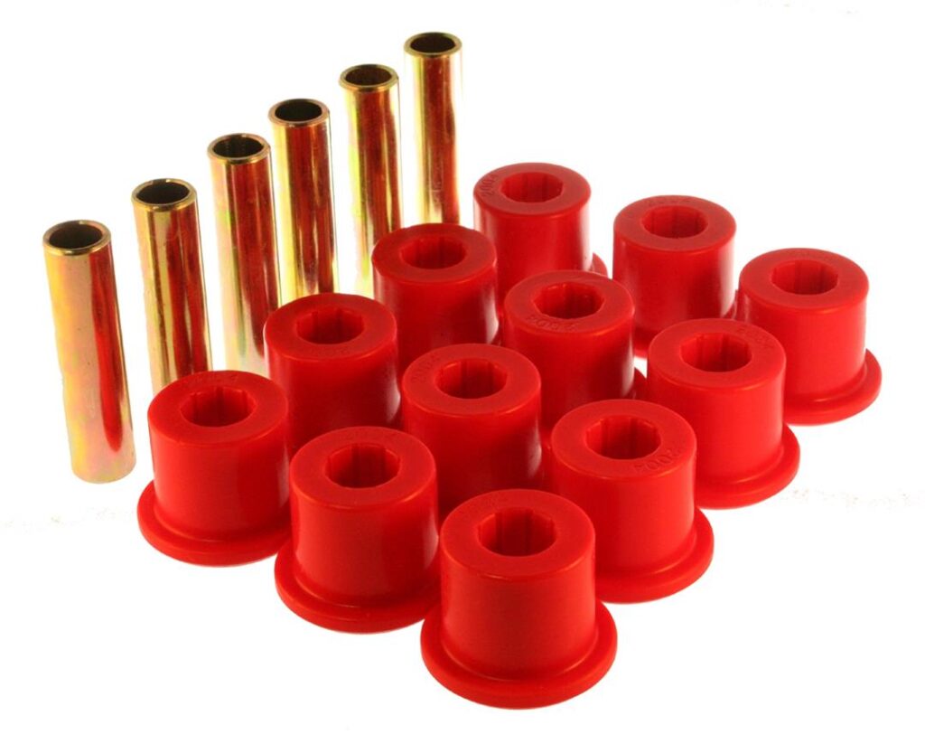 Energy Suspension Rear Leaf Spring Bushing Red for 1973-1974 Chevrolet C10 Pickup 3.2106R