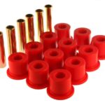 Energy Suspension Rear Leaf Spring Bushing Red for 1973-1974 Chevrolet C10 Pickup 3.2106R