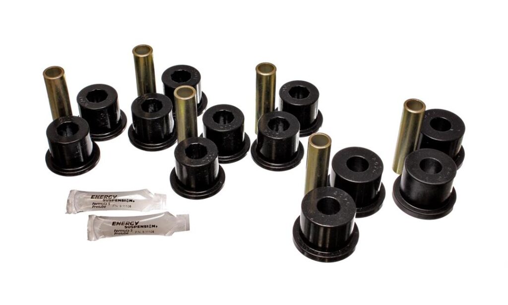 Energy Suspension Rear Leaf Spring Bushing Black for 1987-1987 Chevrolet R10 3.2107G