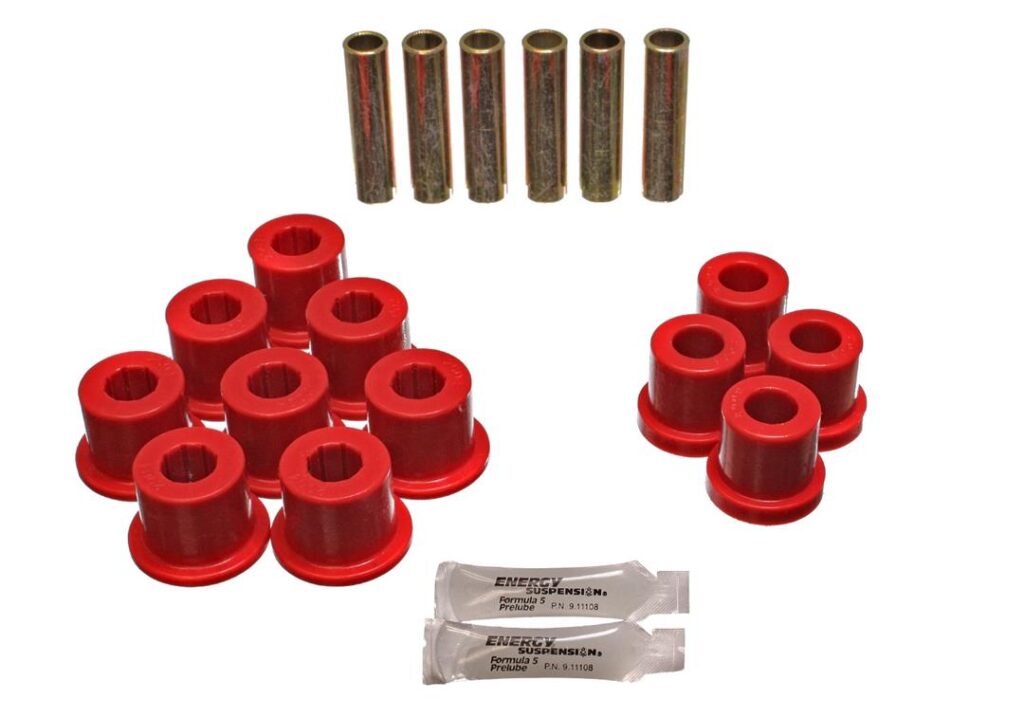 Energy Suspension Rear Leaf Spring Bushing Red for 1981-1986 Chevrolet C20 3.2108R