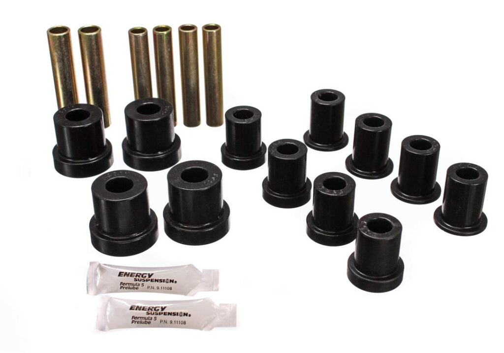 Energy Suspension Front Leaf Spring Bushing Black for 1975-1978 GMC K15 3.2112G