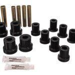 Energy Suspension Front Leaf Spring Bushing Black for 1975-1978 GMC K15 3.2112G