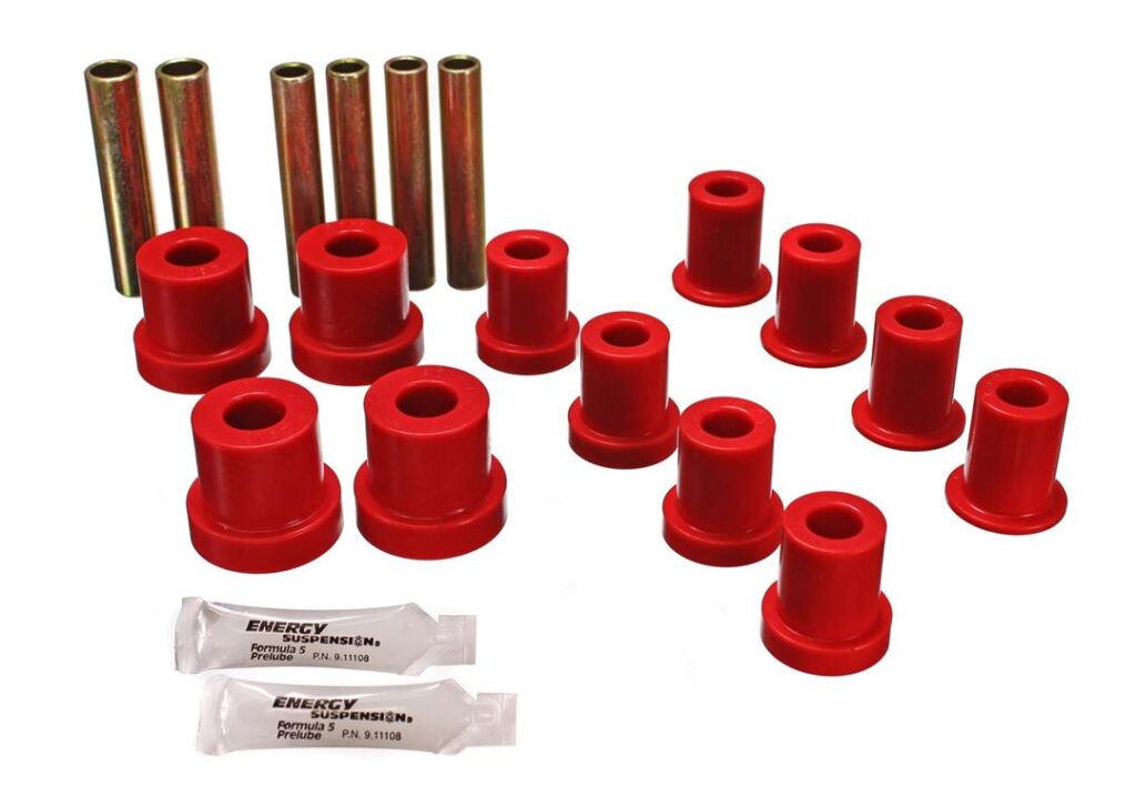 Energy Suspension Front Leaf Spring Bushing Red for 1987-1987 Chevrolet V20 Suburban 3.2112R