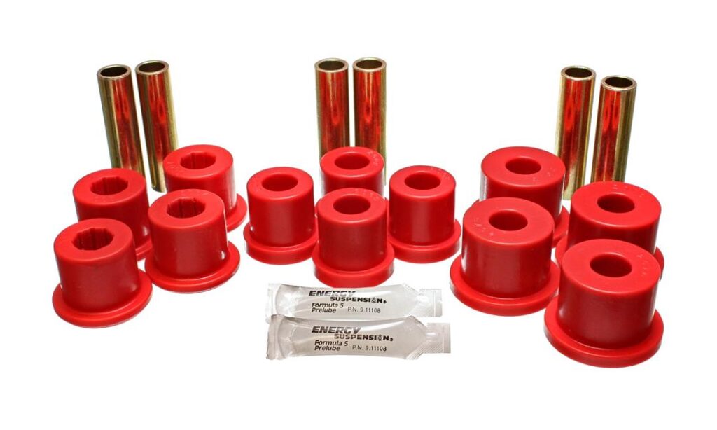 Energy Suspension Rear Leaf Spring Bushing Red for 1981-1986 Chevrolet C30 3.2113R