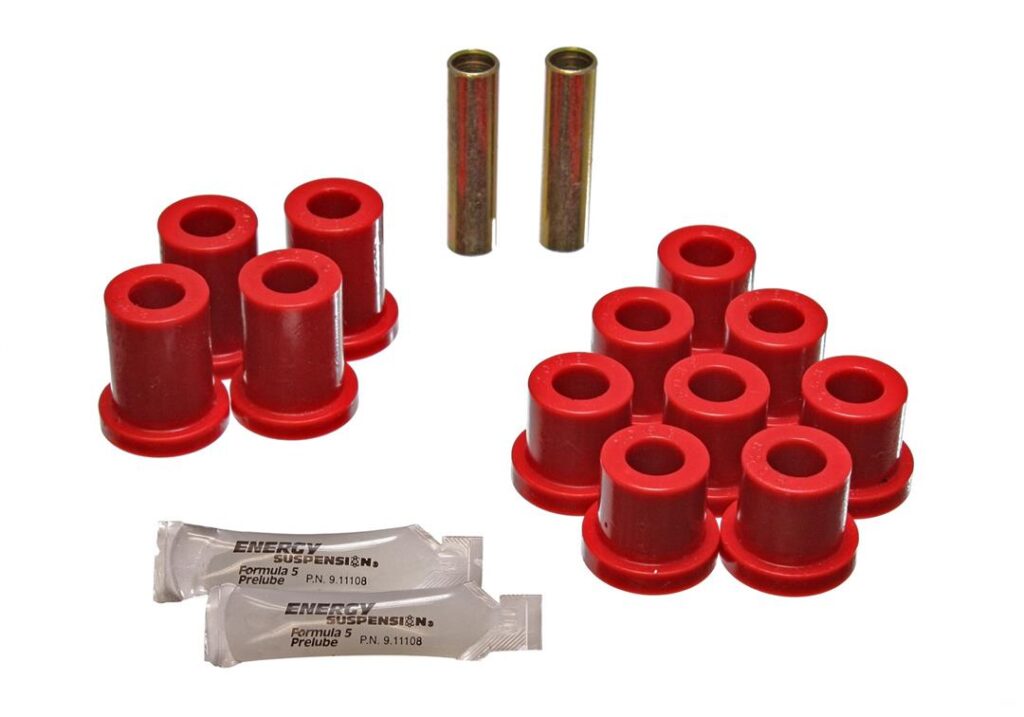 Energy Suspension Rear Leaf Spring Bushing Red for 1956-1957 Chevrolet Bel Air 3.2119R