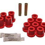 Energy Suspension Rear Leaf Spring Bushing Red for 1956-1957 Chevrolet Bel Air 3.2119R