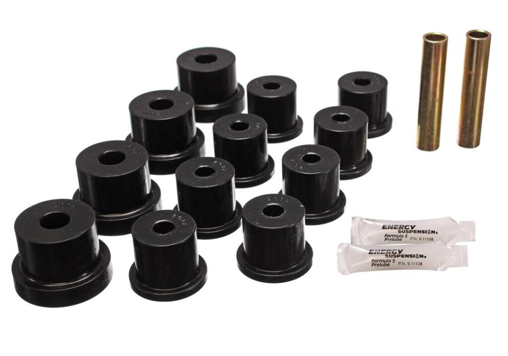 Energy Suspension Rear Leaf Spring Bushing Black for 1962-1967 Chevrolet Chevy II 3.2122G