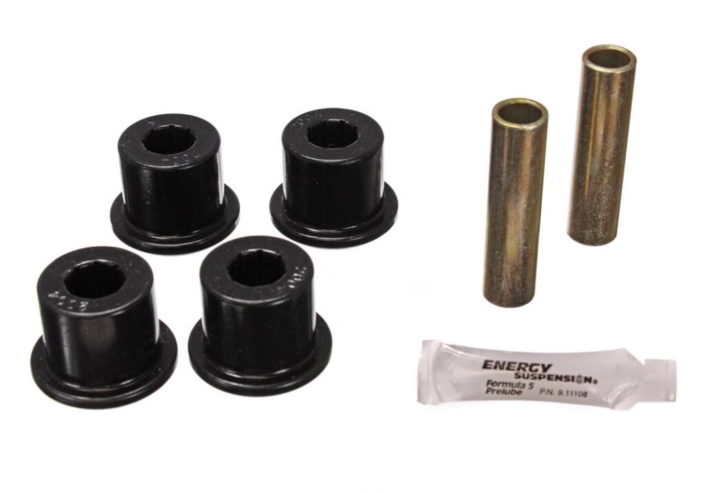 Energy Suspension Rear Leaf Spring Shackle Bushing Sleeve Black for 1973-1974 Chevrolet C10 Pickup 3.2124G