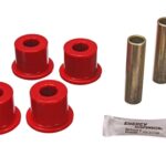 Energy Suspension Rear Leaf Spring Shackle Bushing Sleeve Red for 1973-1974 Chevrolet C10 Pickup 3.2124R