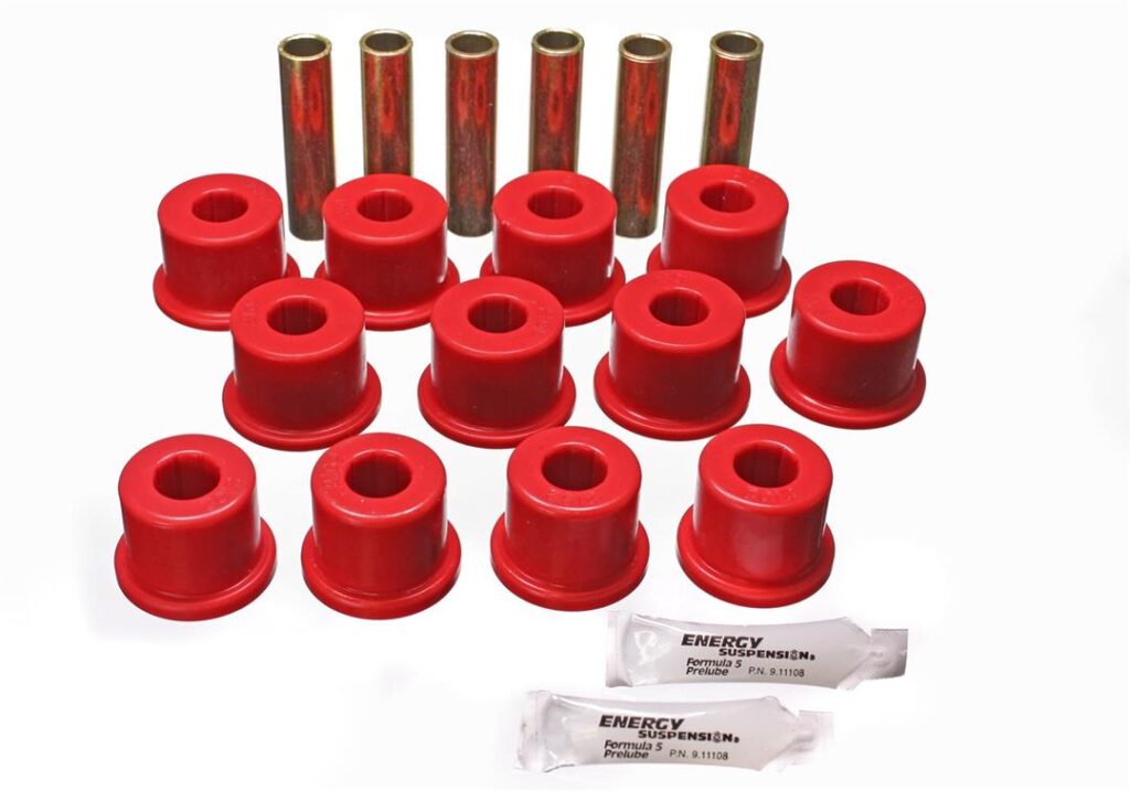 Energy Suspension Rear Leaf Spring Bushing Red for 1992-1999 Chevrolet C1500 Suburban 3.2128R