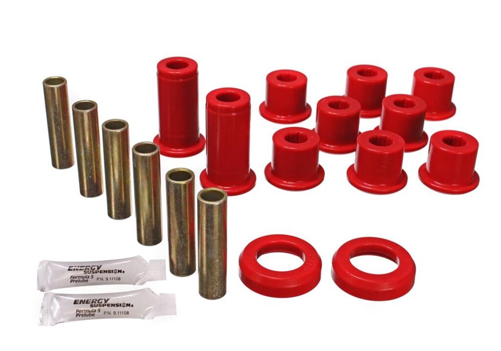 Energy Suspension Rear Leaf Spring Bushing Red for 1982-2004 Chevrolet S10 3.2129R