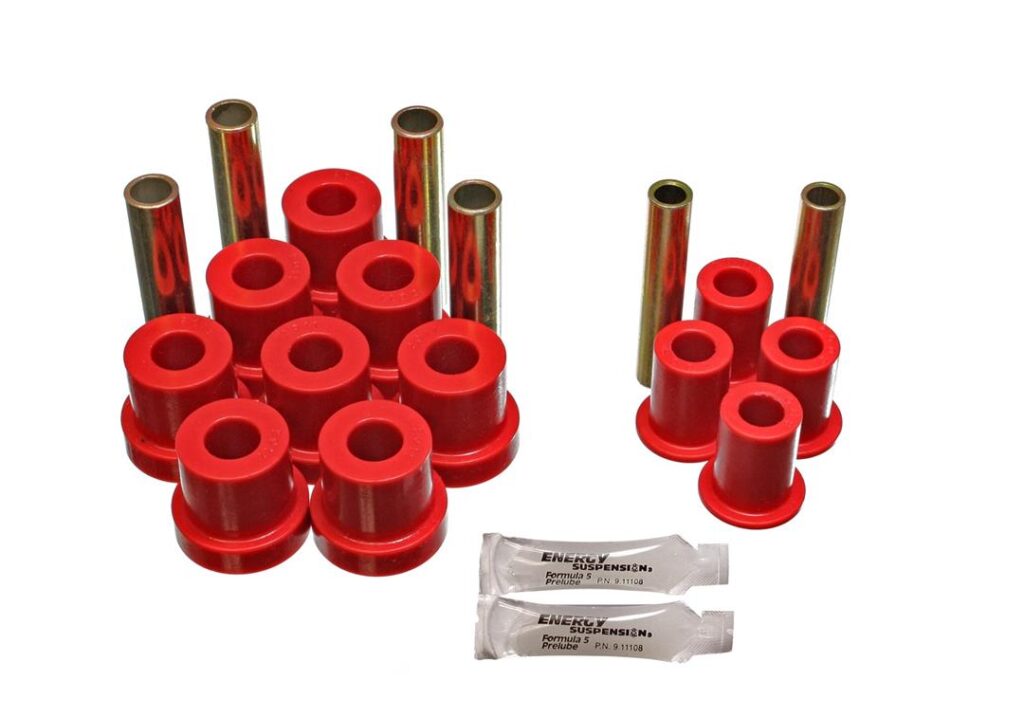 Energy Suspension Front Leaf Spring Bushing Red for 1989-1991 Chevrolet V1500 Suburban 3.2130R