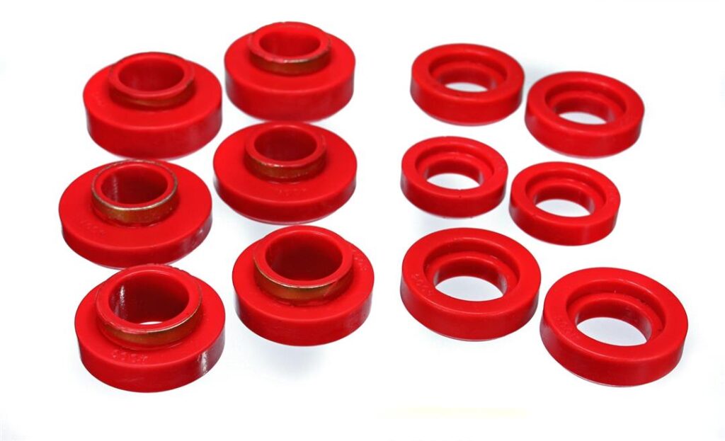 Energy Suspension Body Mount Bushings Red for 1968-1968 Chevrolet Chevy II 3.4101R