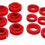 Energy Suspension Body Mount Bushings Red for 1968-1968 Chevrolet Chevy II 3.4101R