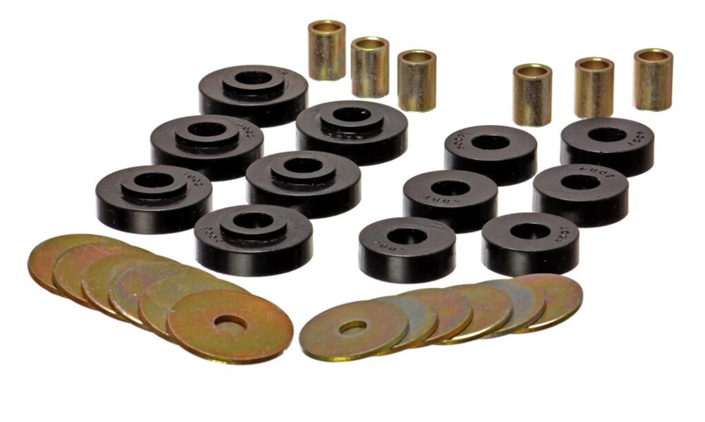 Energy Suspension Body Mount Bushings Black for 1965-1967 Chevrolet Corvette 3.4102G