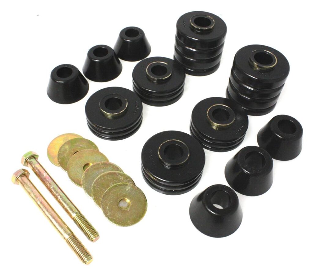 Energy Suspension Body Mount Bushings Black for 1975-1978 GMC C25 3.4103G