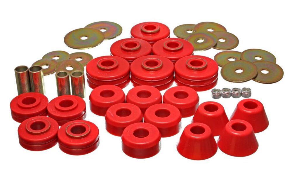 Energy Suspension Body Mount Bushings Red for 1978-1980 GMC Jimmy 4WD 3.4104R