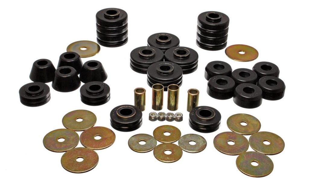 Energy Suspension Body Mount Bushings Black for 1975-1977 Chevrolet K5 Blazer 3.4105G