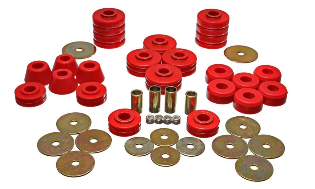 Energy Suspension Body Mount Bushings Red for 1975-1977 Chevrolet K5 Blazer 3.4105R