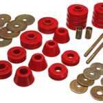 Energy Suspension Body Mount Bushings Red for 1968-1972 GMC K35/K3500 Pickup 3.4107R