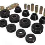 Energy Suspension Body Mount Bushings Black for 1967-1972 Chevrolet C10 Pickup 3.4108G