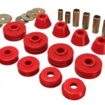 Energy Suspension Body Mount Bushings Red for 1967-1972 Chevrolet C10 Pickup 3.4108R