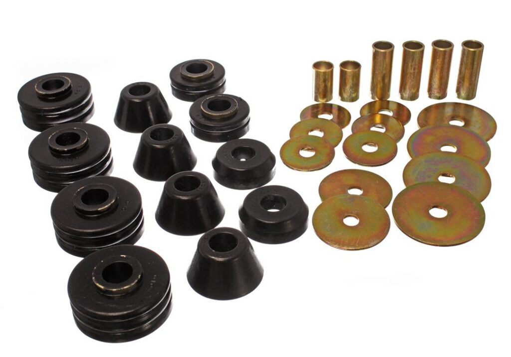 Energy Suspension Body Mount Bushings Black for 1973-1974 GMC C15/C1500 Pickup 3.4109G