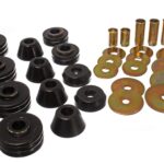 Energy Suspension Body Mount Bushings Black for 1973-1974 GMC C15/C1500 Pickup 3.4109G