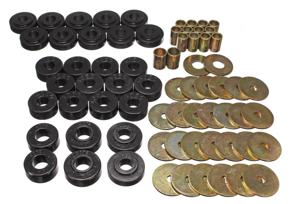 Energy Suspension Body Mount Bushings Black for 1965-1967 Chevrolet El Camino 3.4111G