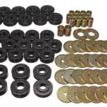 Energy Suspension Body Mount Bushings Black for 1965-1967 Chevrolet El Camino 3.4111G