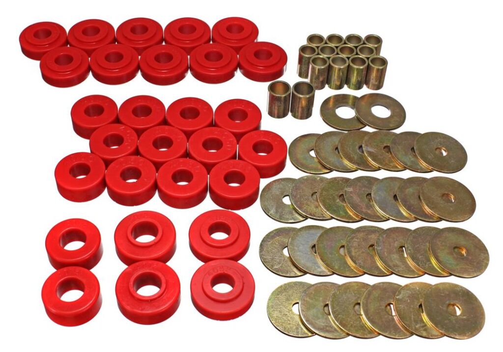 Energy Suspension Body Mount Bushings Red for 1965-1967 Chevrolet El Camino 3.4111R