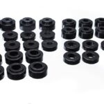 Energy Suspension Body Mount Bushings Black for 1968-1972 Chevrolet Chevelle 3.4115G